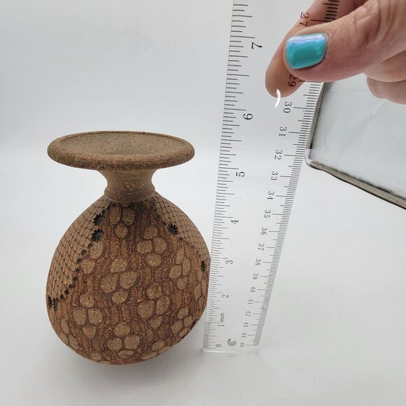 Don McWhorter Snakeskin Pottery Vase - Picture 7 of 7